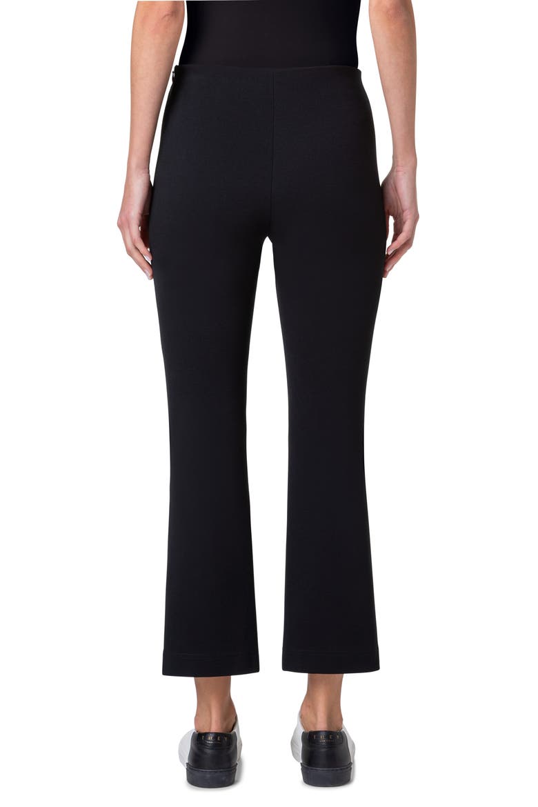 Cindy Bootcut Jersey Pants, Alternate, color, BLACK