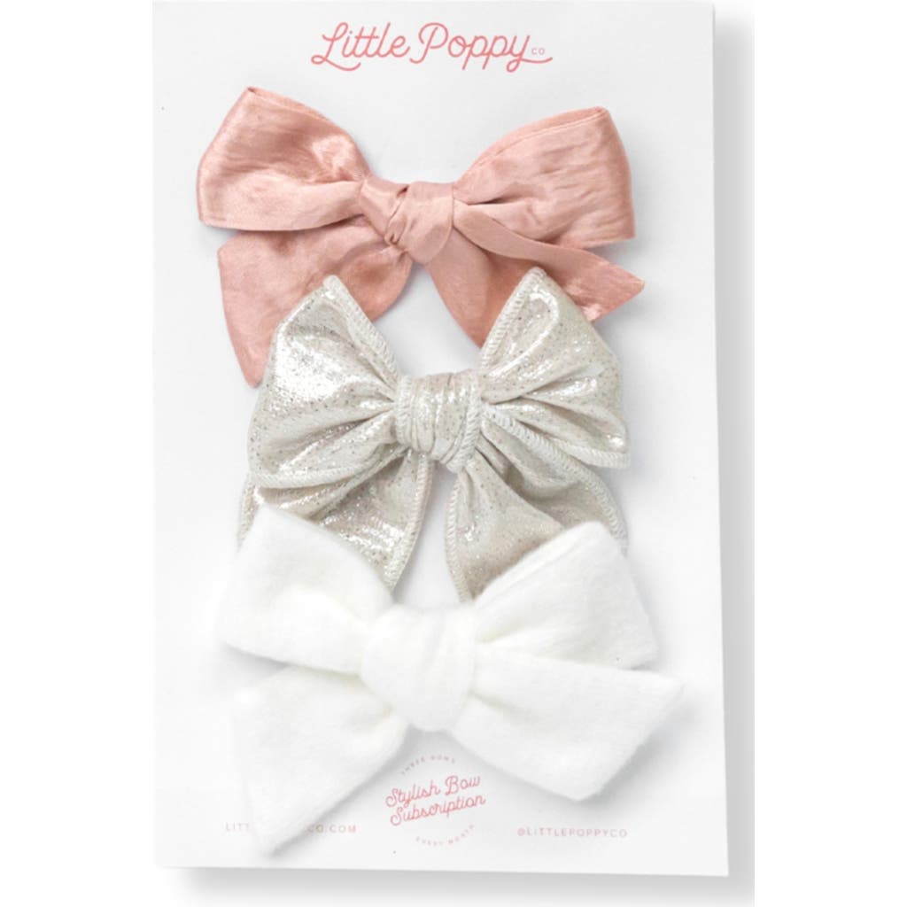 Little Poppy Co The Bow Clip Set In The Samantha