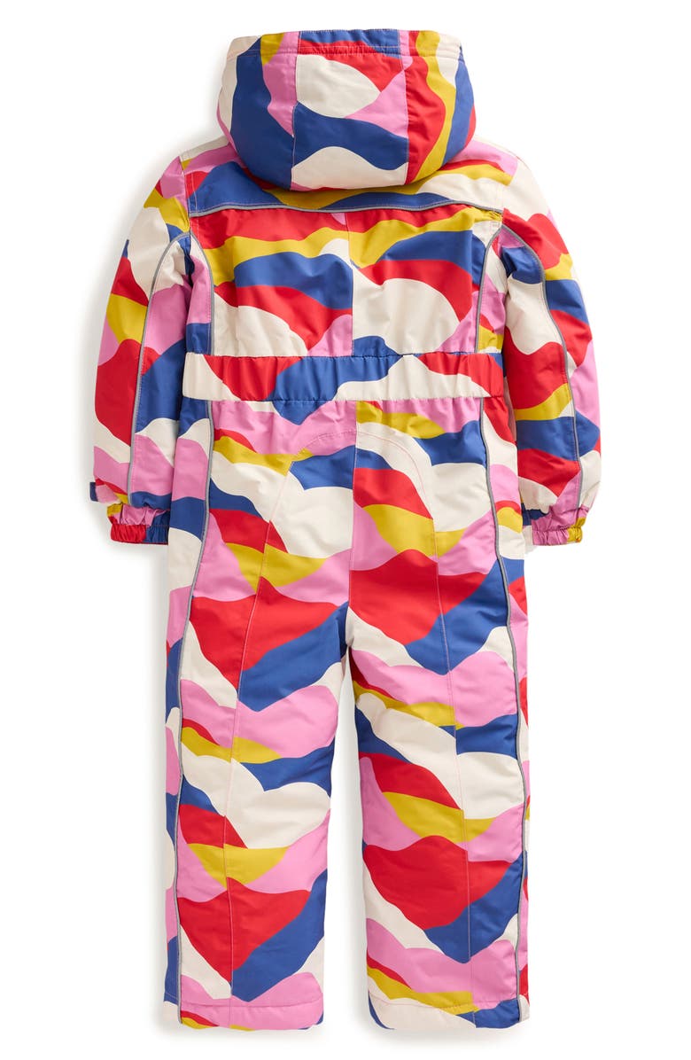Mini Boden Kids' Waterproof Hooded Ski Suit, Alternate, color, 