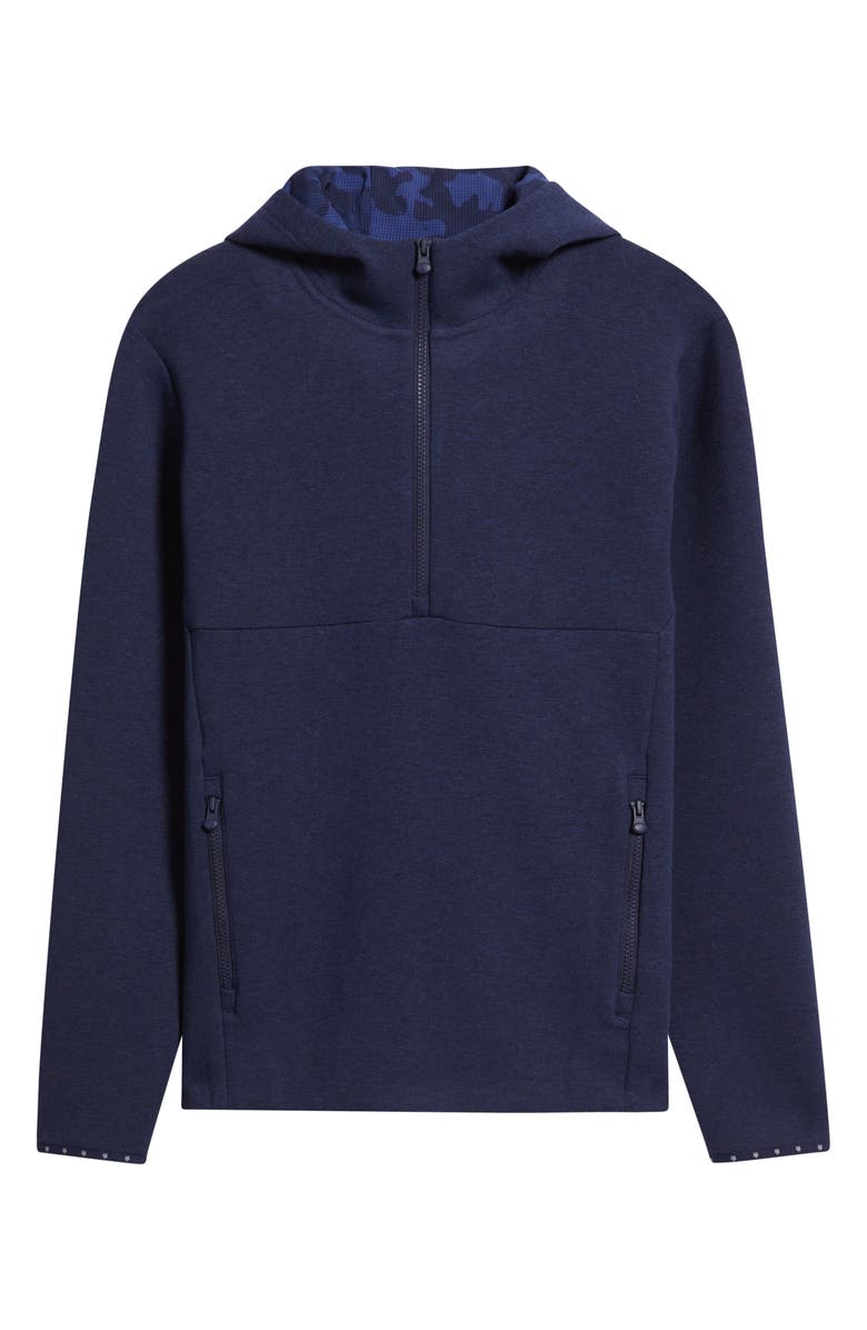 Greyson Calgary Quarter Zip Hoodie, Main, color, Maltese Blue