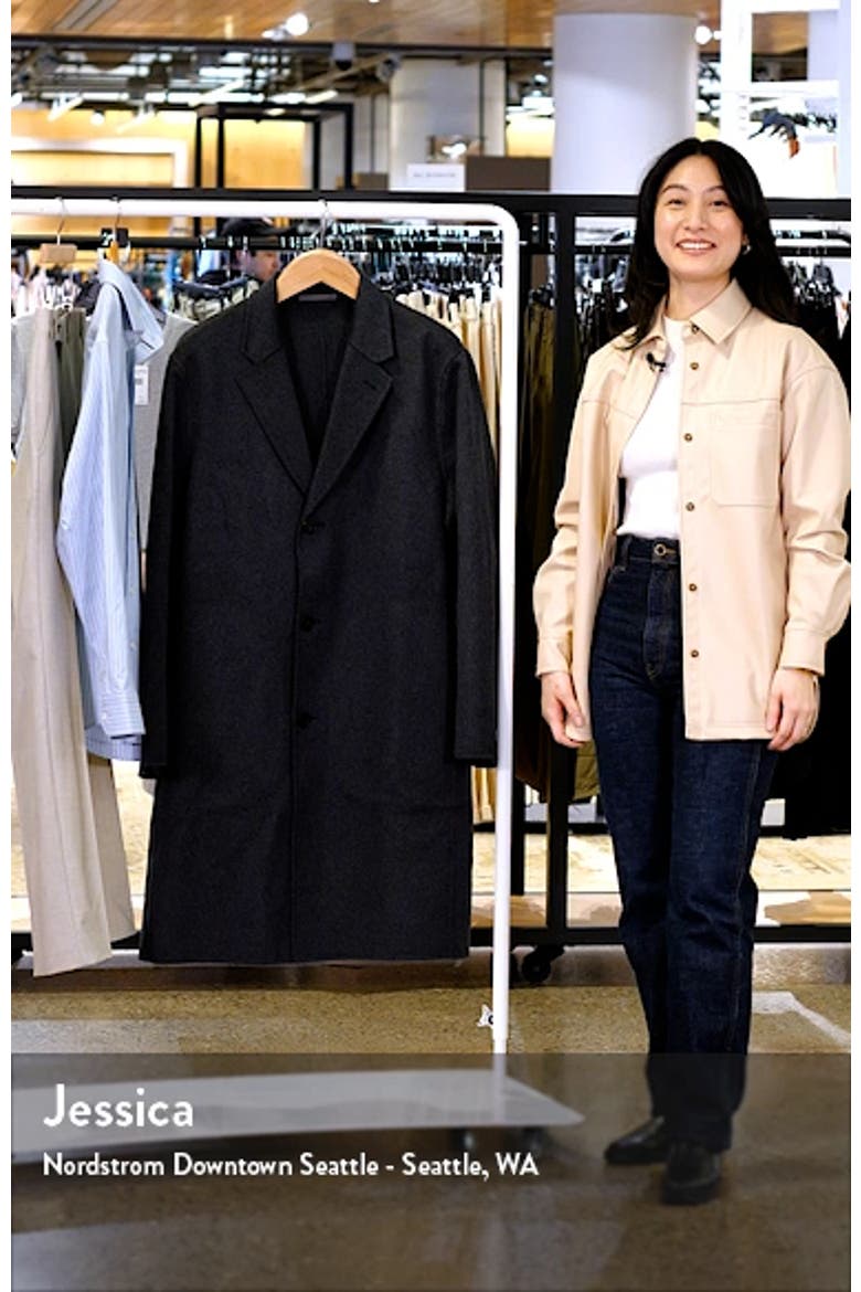 Luxe Suffolk Double Faced Wool Blend Jacket video
