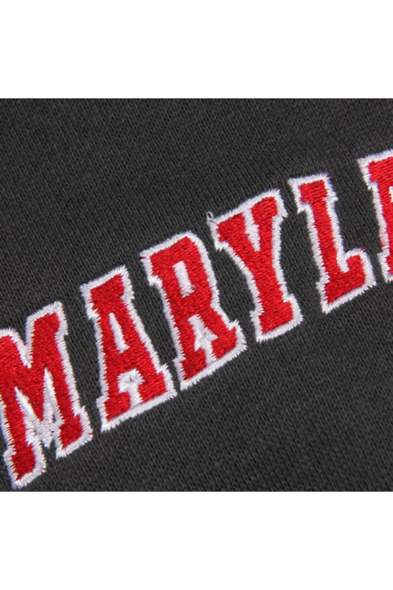 Youth Stadium Athletic Charcoal Maryland Terrapins Big Logo Pullover Hoodie, Alternate, color, Charcoal