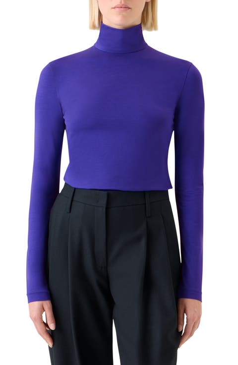 Mock Neck Long Sleeve Top