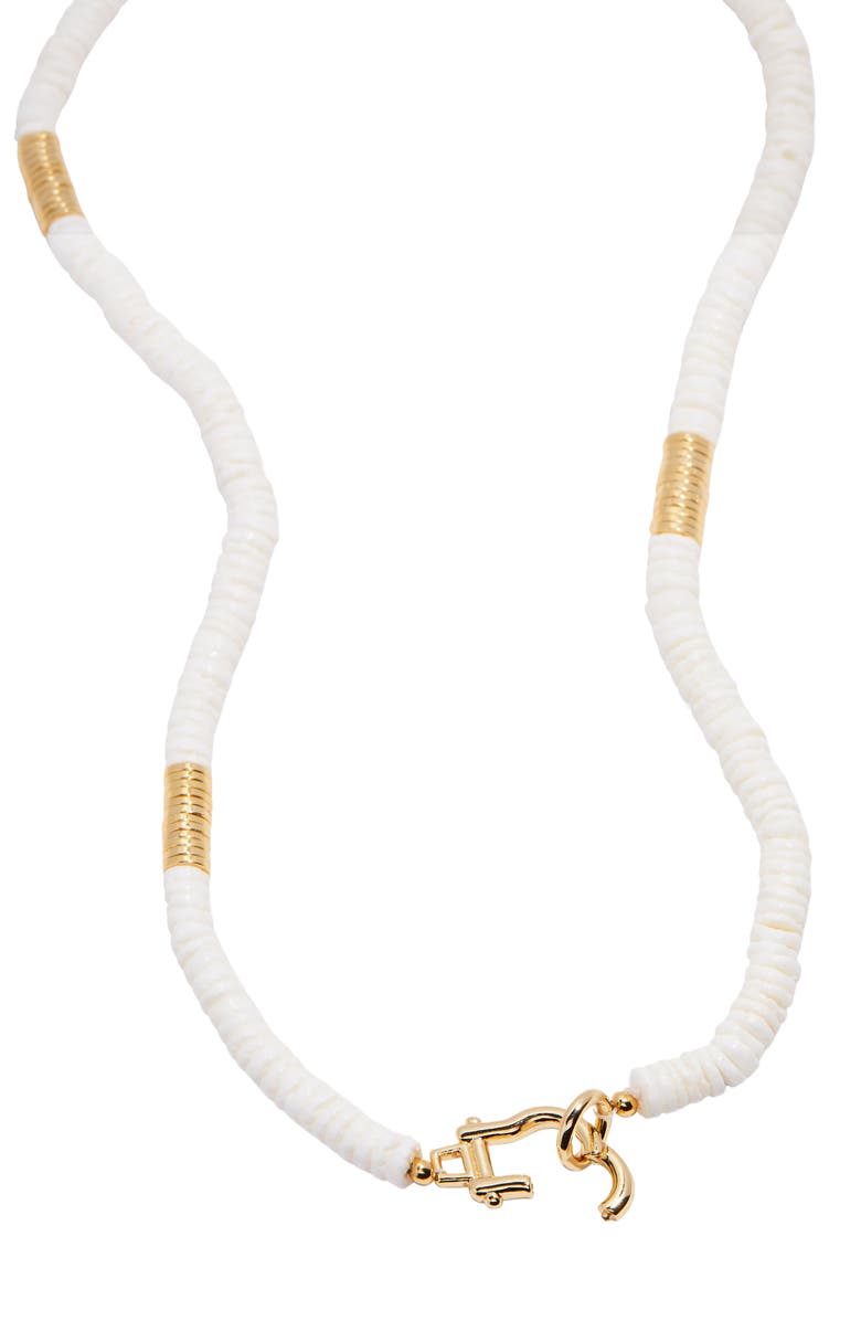 Brook and York Capri Beaded Shell Necklace, Alternate, color, 