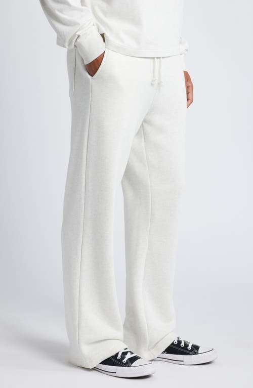 Elwood Core Organic Cotton Straight Leg Sweatpants In White