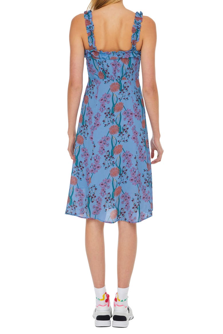 Blended A-Line Dress, Alternate, color, BLUEBELL FLORAL