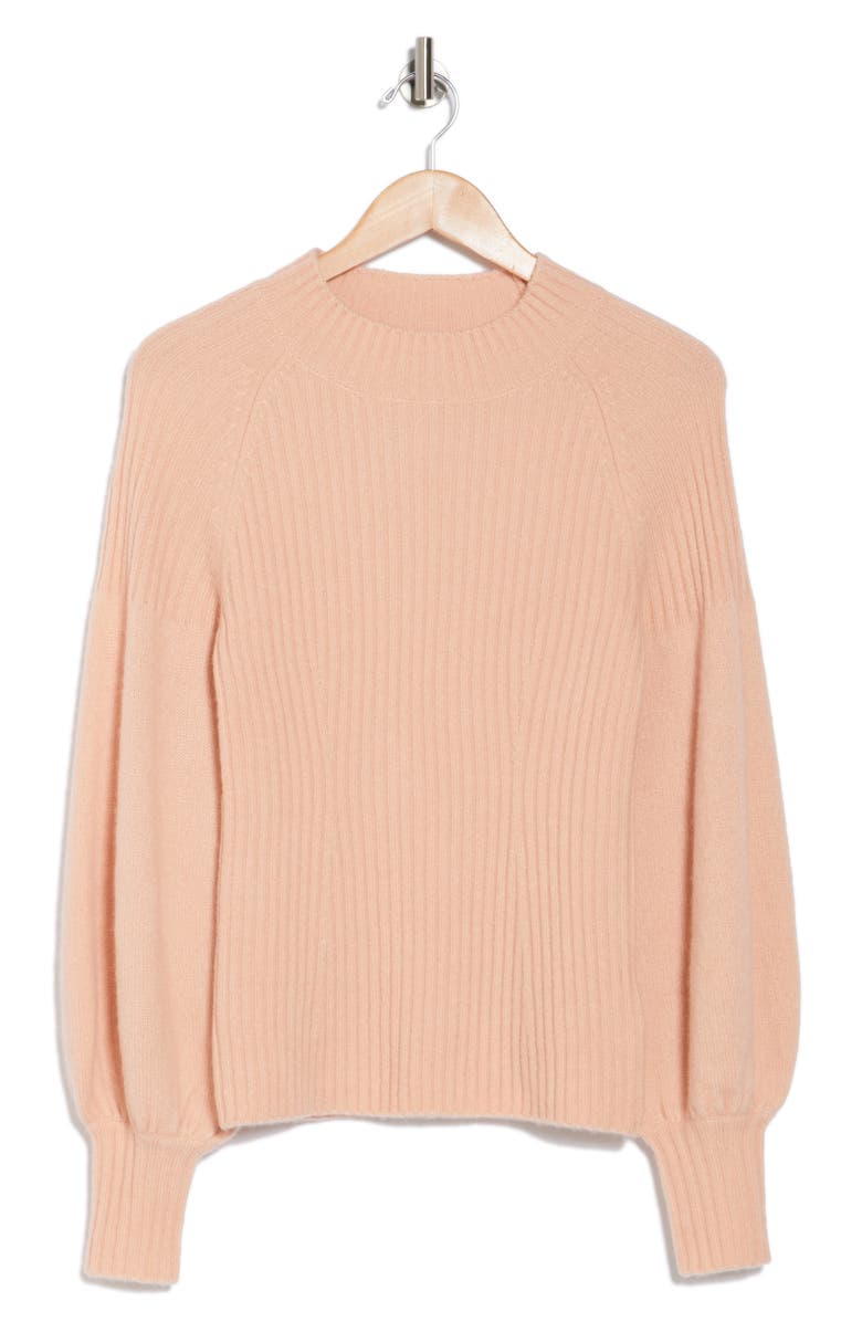 7 For All Mankind Wool & Cashmere Blend Pullover Sweater, Alternate, color, Blush