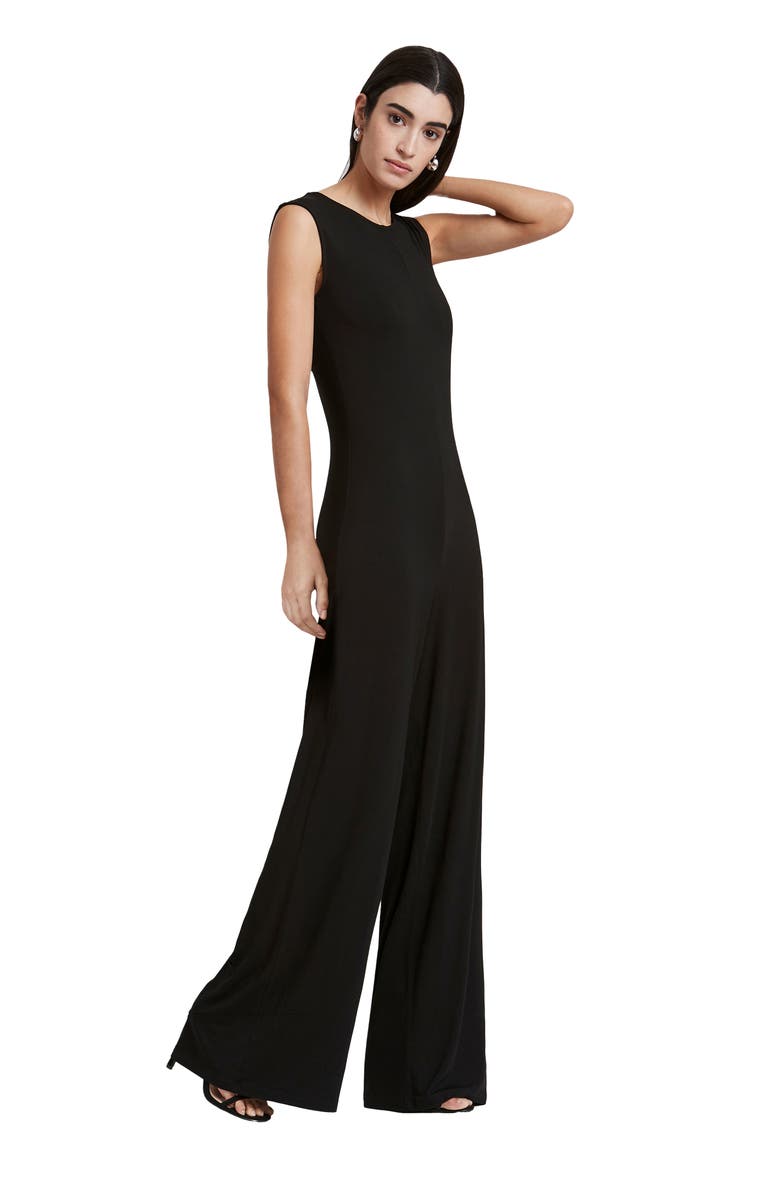 Marcella Whitney Wide Leg Jumpsuit, Alternate, color, Black