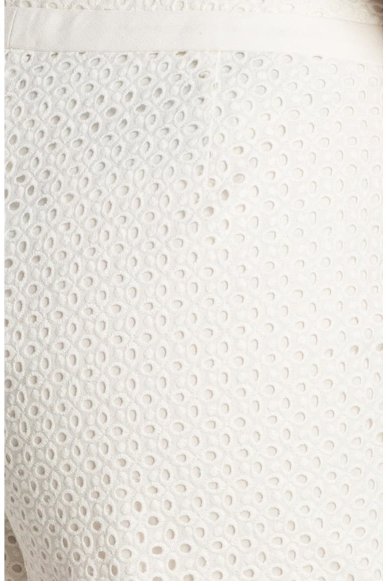 Eyelet Shorts, Alternate, color, IVORY