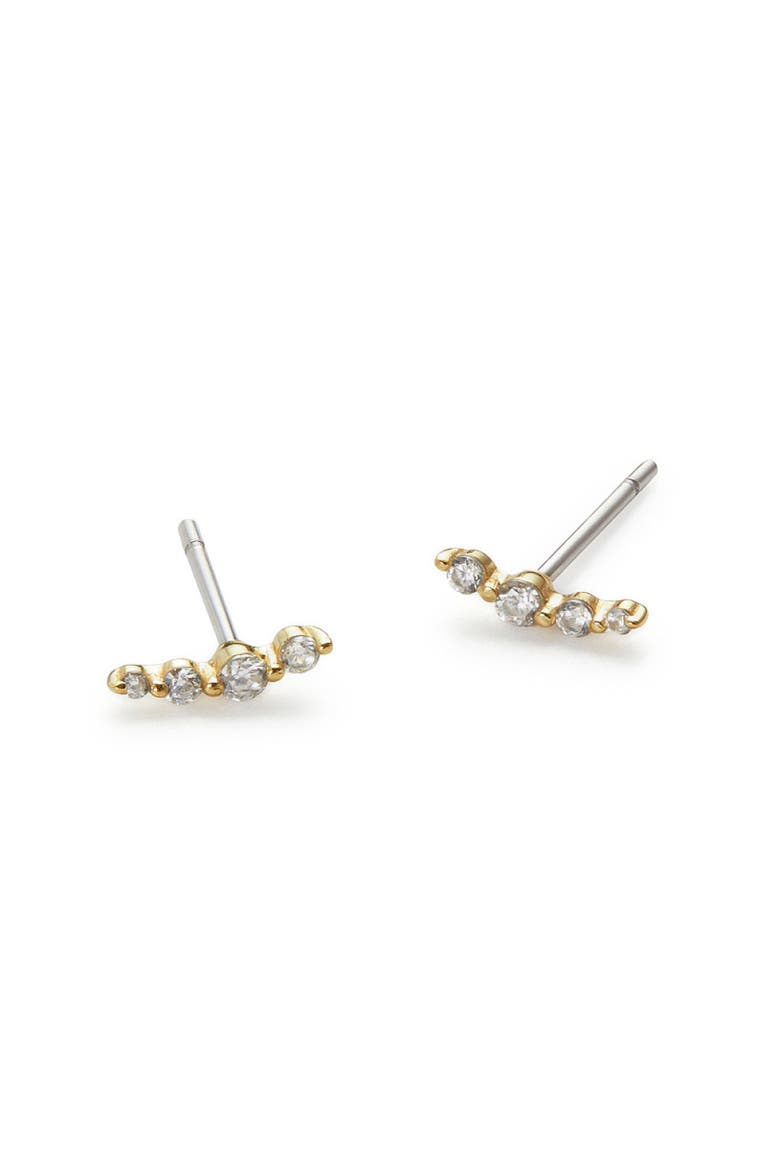 Ear Climber Earrings - Bonny, Alternate, color, Gold