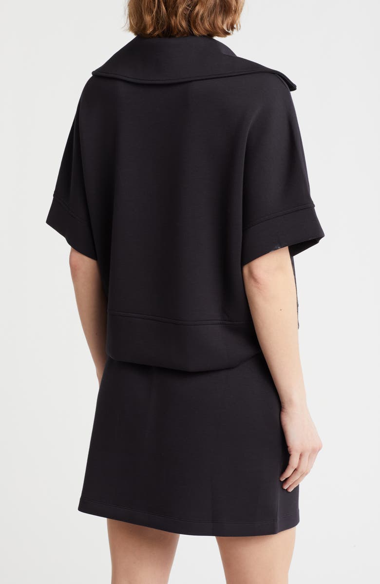 Z by Zella Whisper Quarter Zip Knit Top, Alternate, color, 