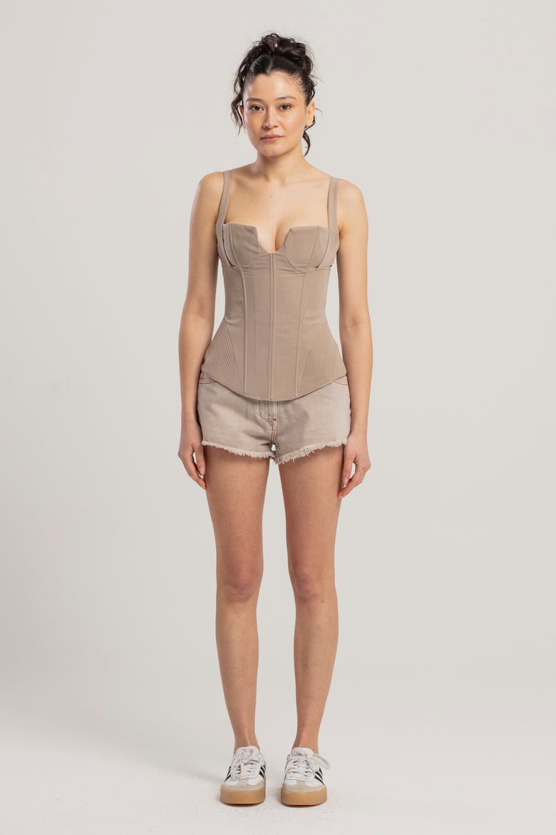 Corset Top, Alternate, color, BEIGE