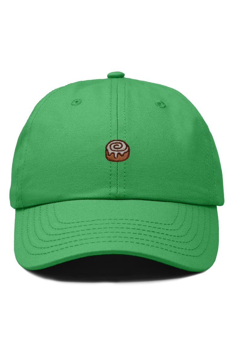 Cinnamon Roll Dad Cap, Main, color, Kelly Green