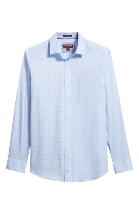 Logan Print Button-Up Shirt