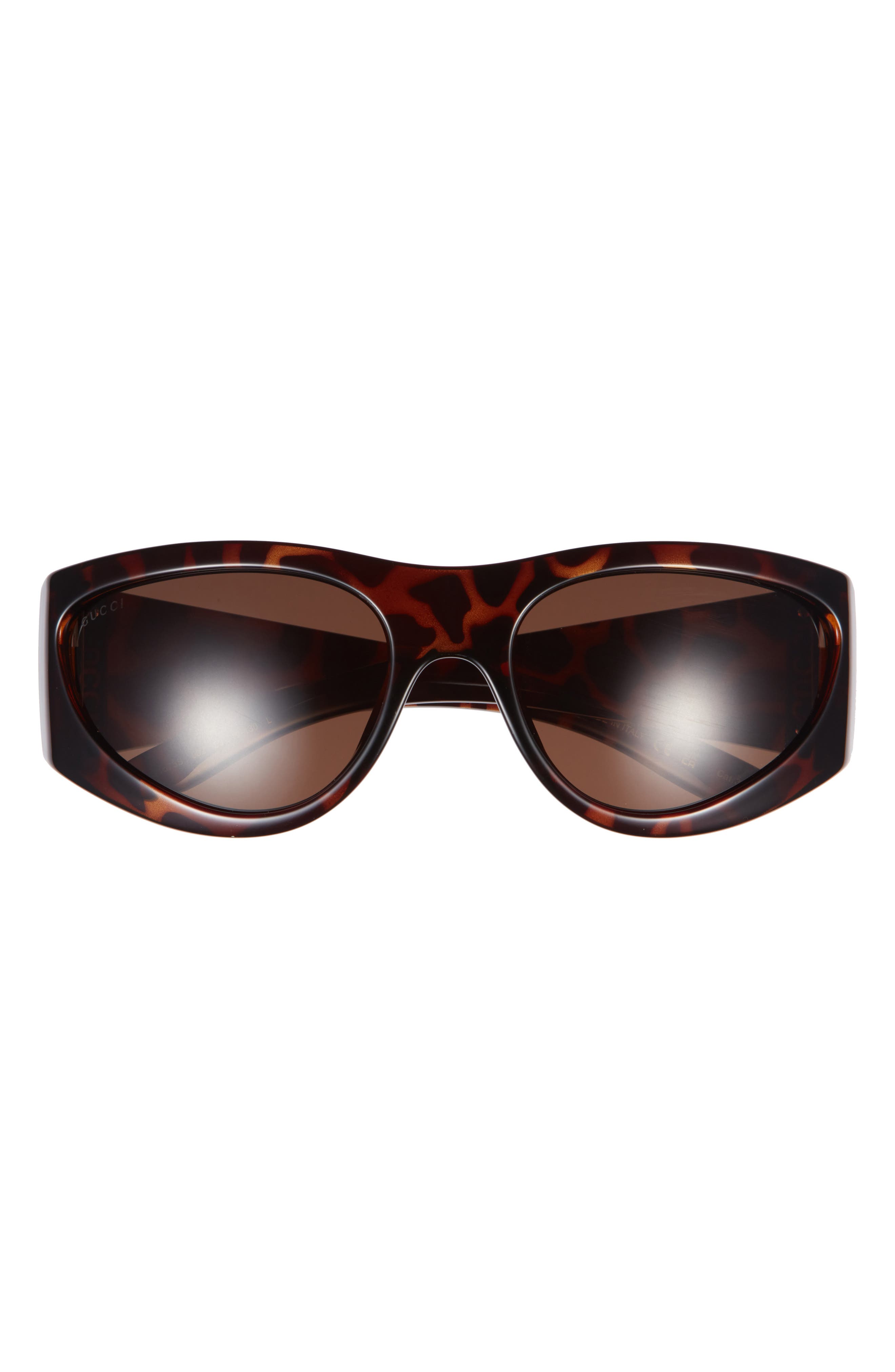 Gucci 63mm Oversize Oval Sunglasses