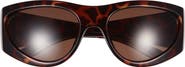 Gucci 63mm Oversize Oval Sunglasses