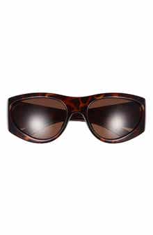 Gucci 63mm Oversize Oval Sunglasses
