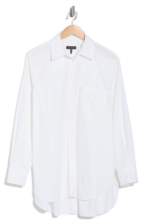 Rag & Bone Maxine Classic Button-front Shirt In Brown