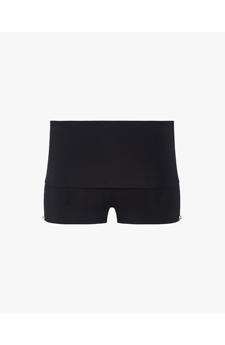 WeWoreWhat Fold-Over Short, Alternate, color, Black