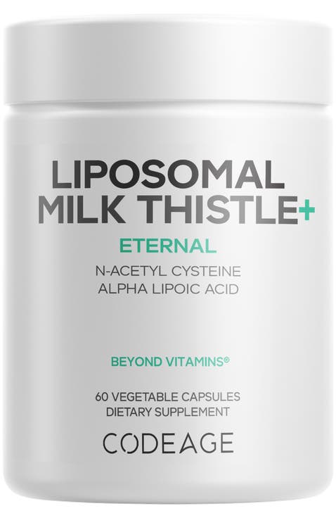 Liposomal Milk Thistle+, NAC, Artichoke, Dandelion Supplement