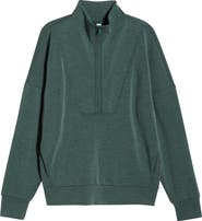 Zella Soft Luxe Half Zip Pullover