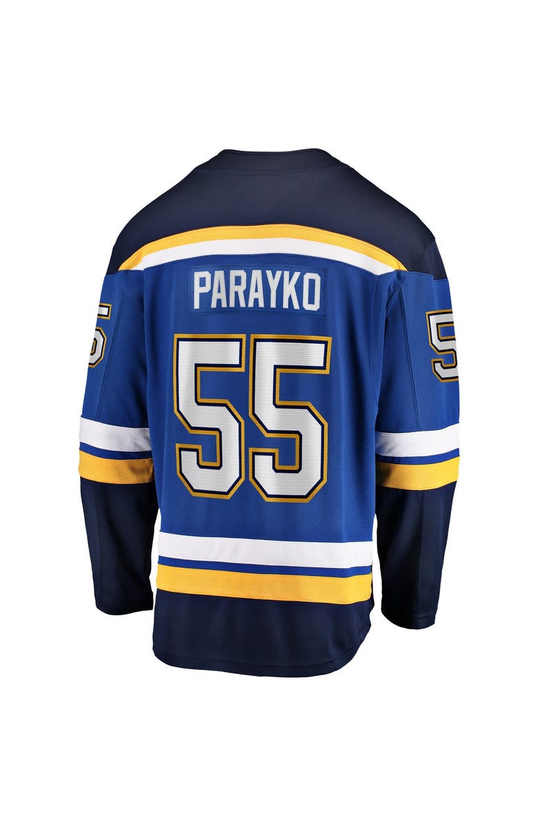 FANATICS Men's Fanatics Colton Parayko Blue St. Louis Blues Home Breakaway Player Jersey, Alternate, color, 