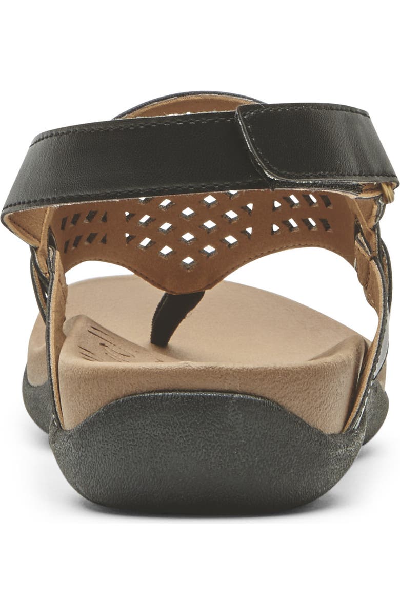 Rockport Ridge Latticed Thong Toe Sandal, Alternate, color,