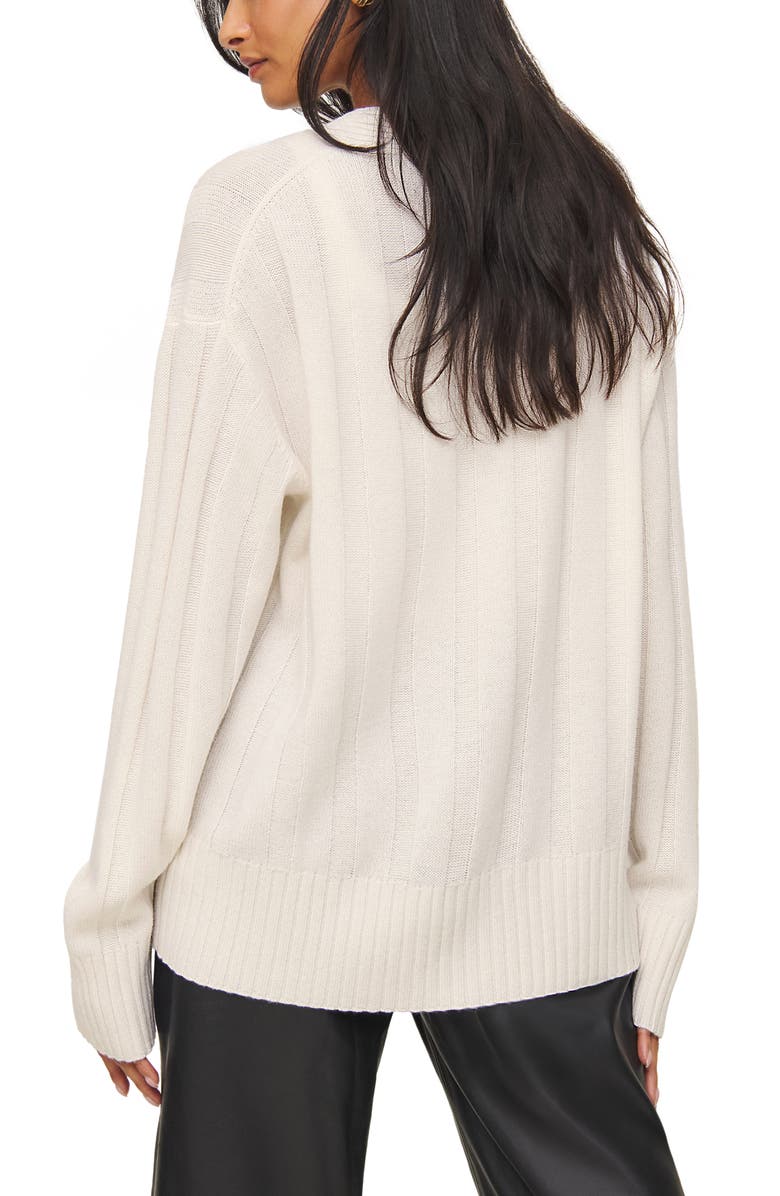 Reformation Capri Oversize Recycled Cashmere & Wool Blend Cardigan, Alternate, color, 