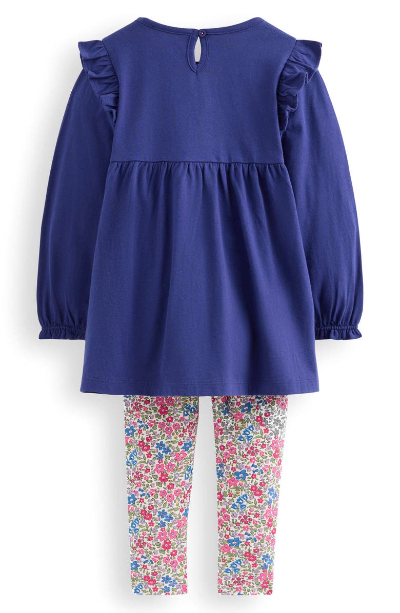Mini Boden Kids' Embroidered Tunic & Leggings Set, Alternate, color, Horse Embroidery