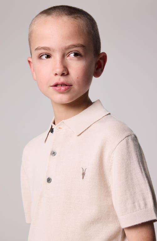Smallsaints By Allsaints Kids' Ramskull Wool Blend Polo In Neutral