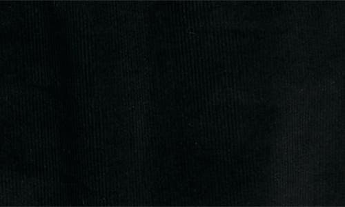 Ps By Paul Smith Ps Paul Smith Flat Front Drawstring Cotton Stretch Corduroy Pants In Black