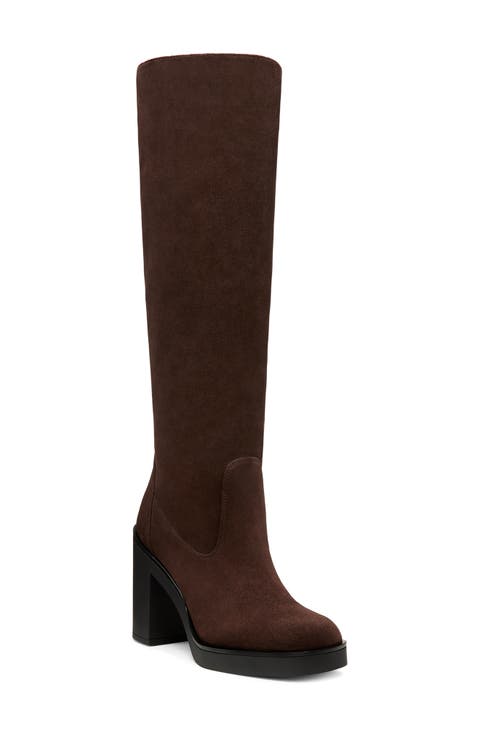 Bethenny Block Heel Tall Boot (Women)