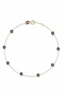 Ember Fine Jewelry 14K Gold Stone Station Bracelet