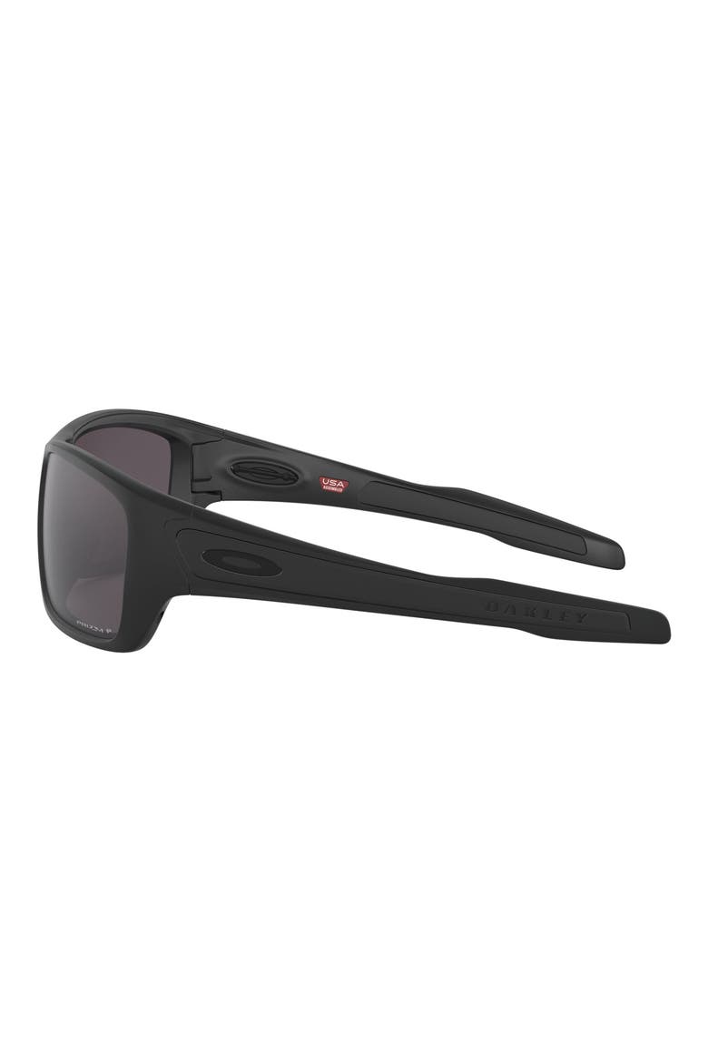 Turbine 65mm Polarized Sunglasses, Alternate, color, RUBBER BLACK