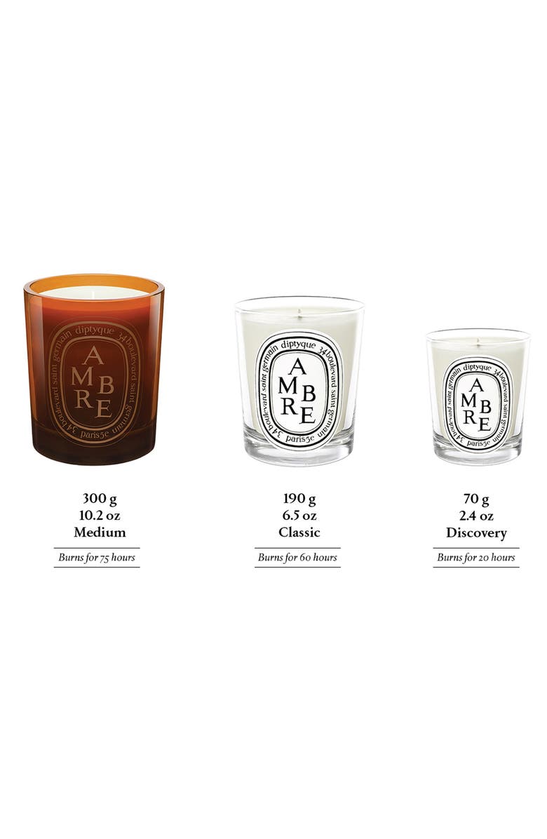 Diptyque Ambre (Amber) Scented Candle, Alternate, color, 