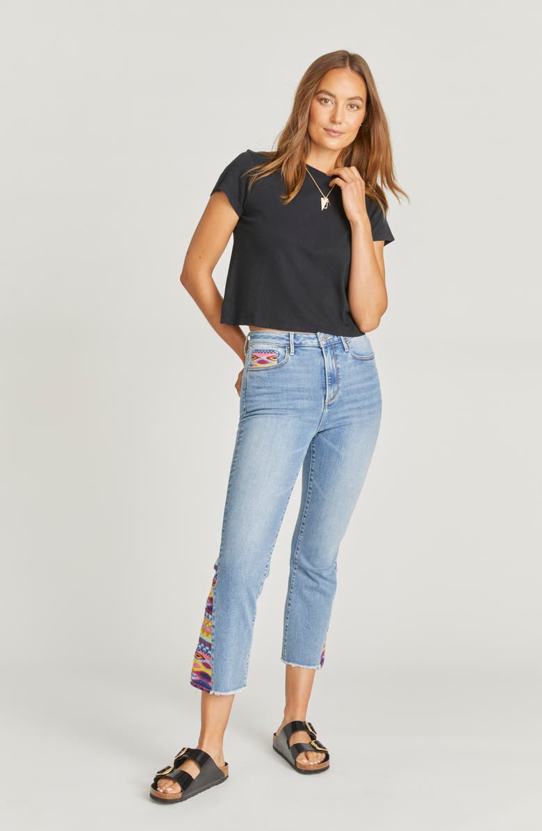 Driftwood Clara x Tulum High Waist Jeans, Alternate, color, 