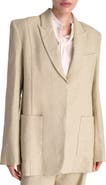 TWP Morgans Oversize Linen Blazer