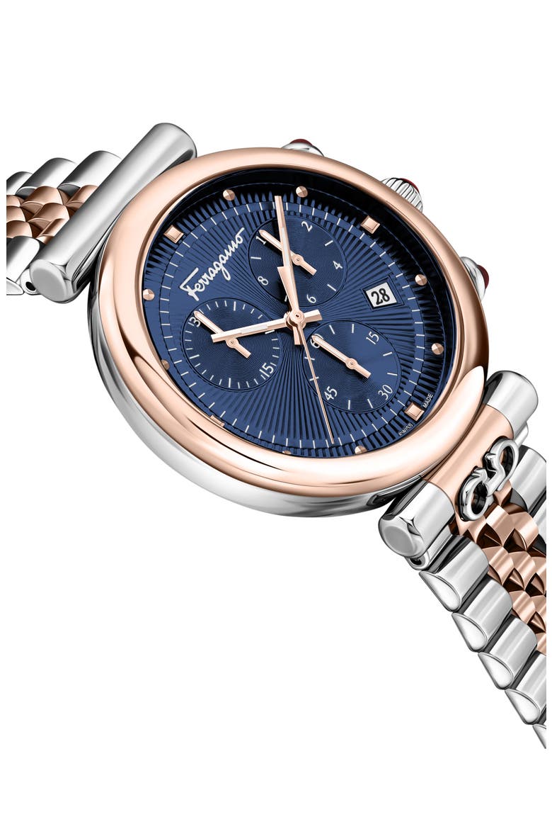 Ora Two-Tone Bracelet Watch, 40mm, Alternate, color, TWO TONE