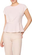 MELLODAY Side Ruched Crepe Top