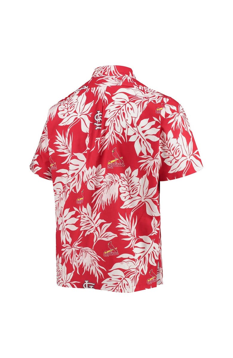 Reyn Spooner Men's Reyn Spooner Red St. Louis Cardinals Aloha Button-Up Shirt, Alternate, color, Red