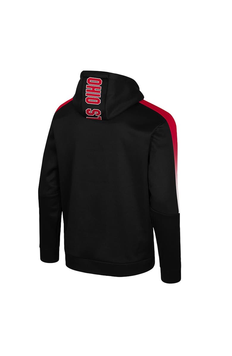 COLOSSEUM Men's Colosseum Black Ohio State Buckeyes The Gang Blackout Hoodie, Alternate, color, Black