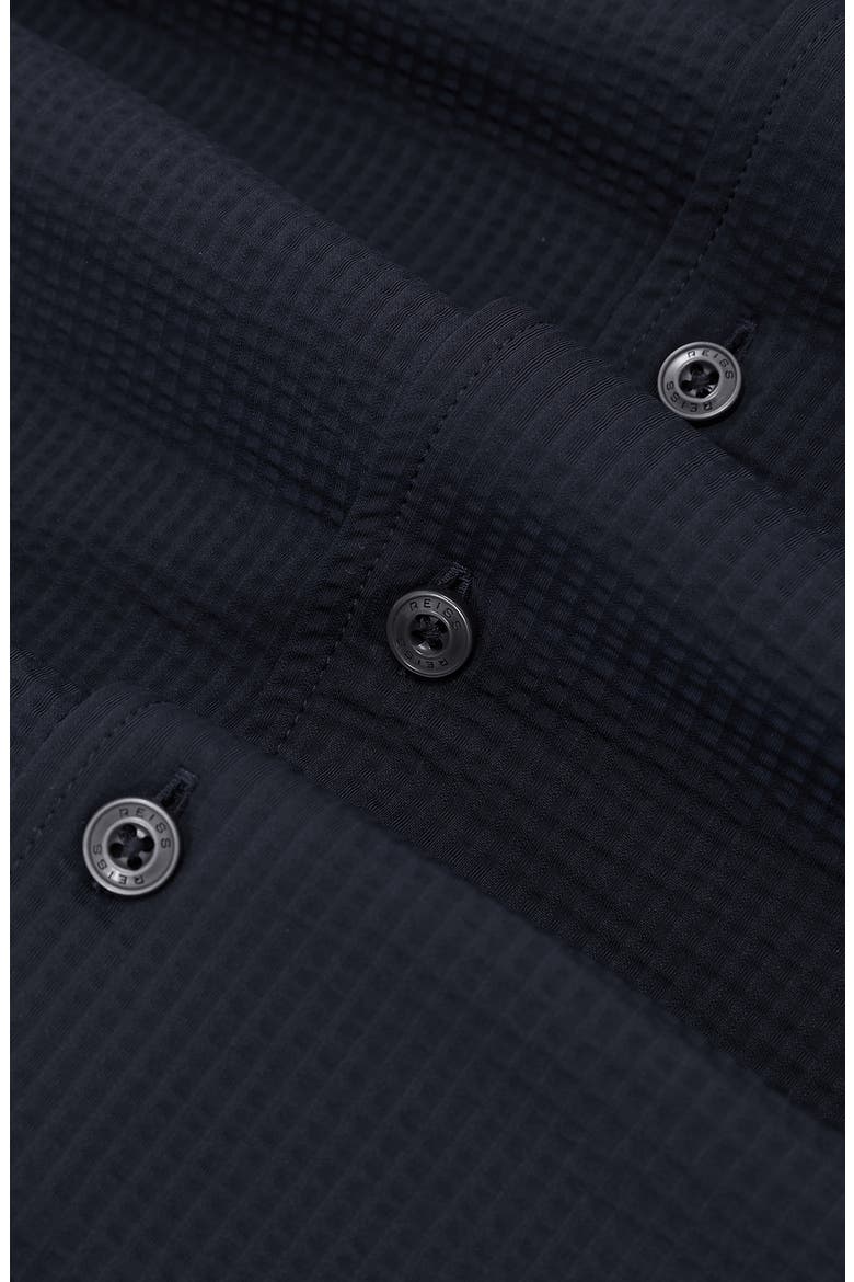 Solarko Seersucker Button-Up Shirt, Alternate, color, NAVY