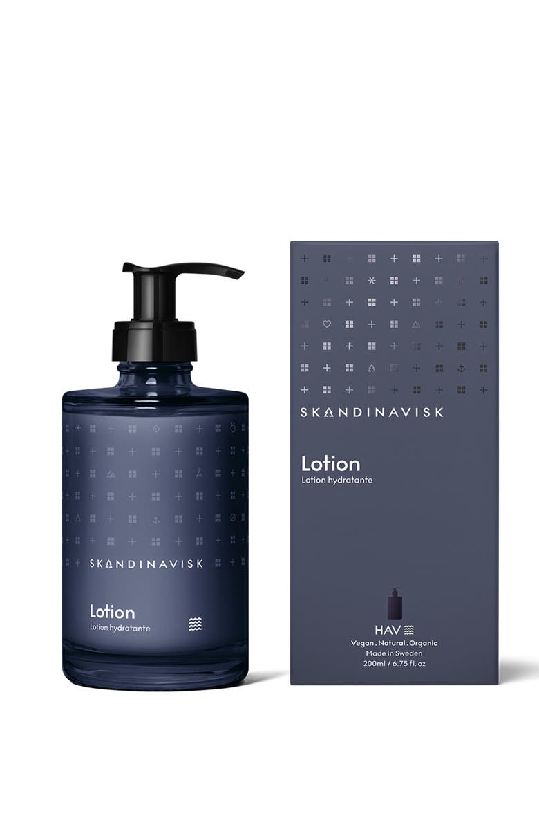 SKANDINAVISK HAV Lotion 200ml_GLASS, Main, color, Deep Blue