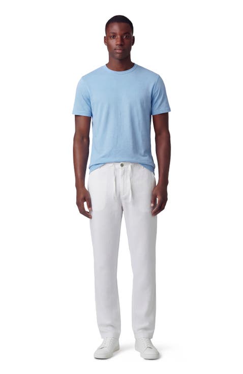 Solid Linen Drawstring Pant