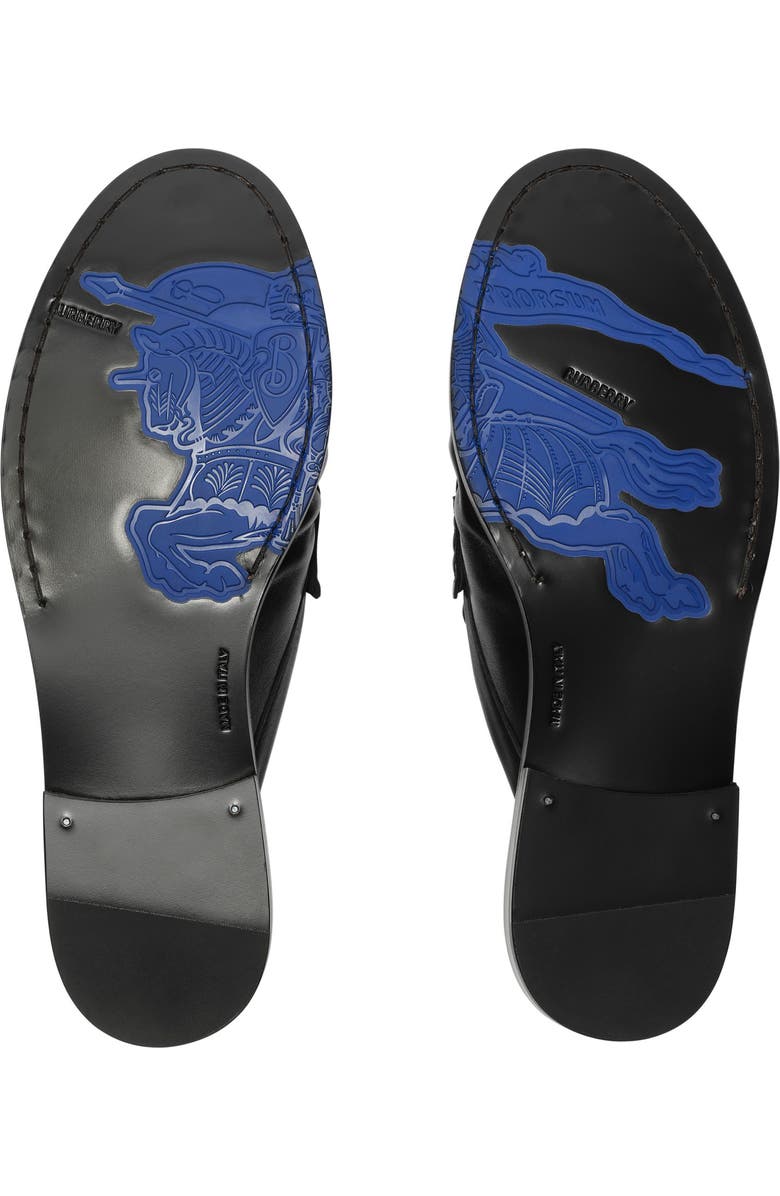 Burberry Cadet Loafer Mule, Alternate, color, Black
