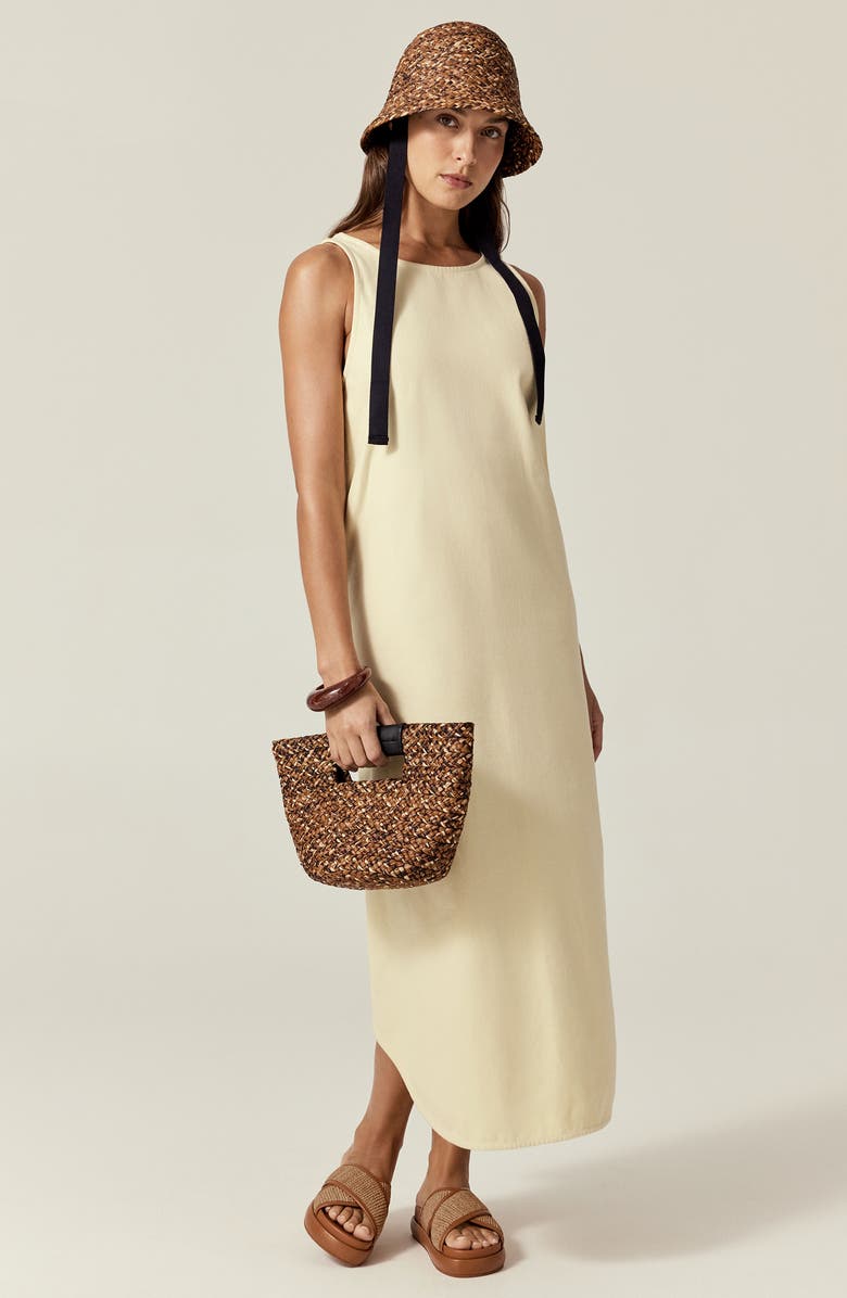 Helen Kaminski Mini Remi Braided Raffia Tote, Alternate, color,