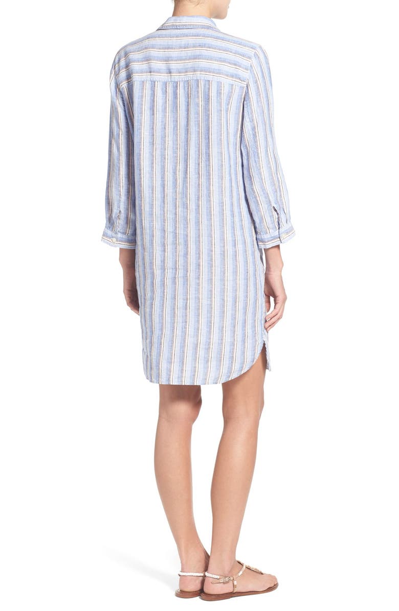 Caslon<sup>®</sup> Linen Shirtdress, Alternate, color,