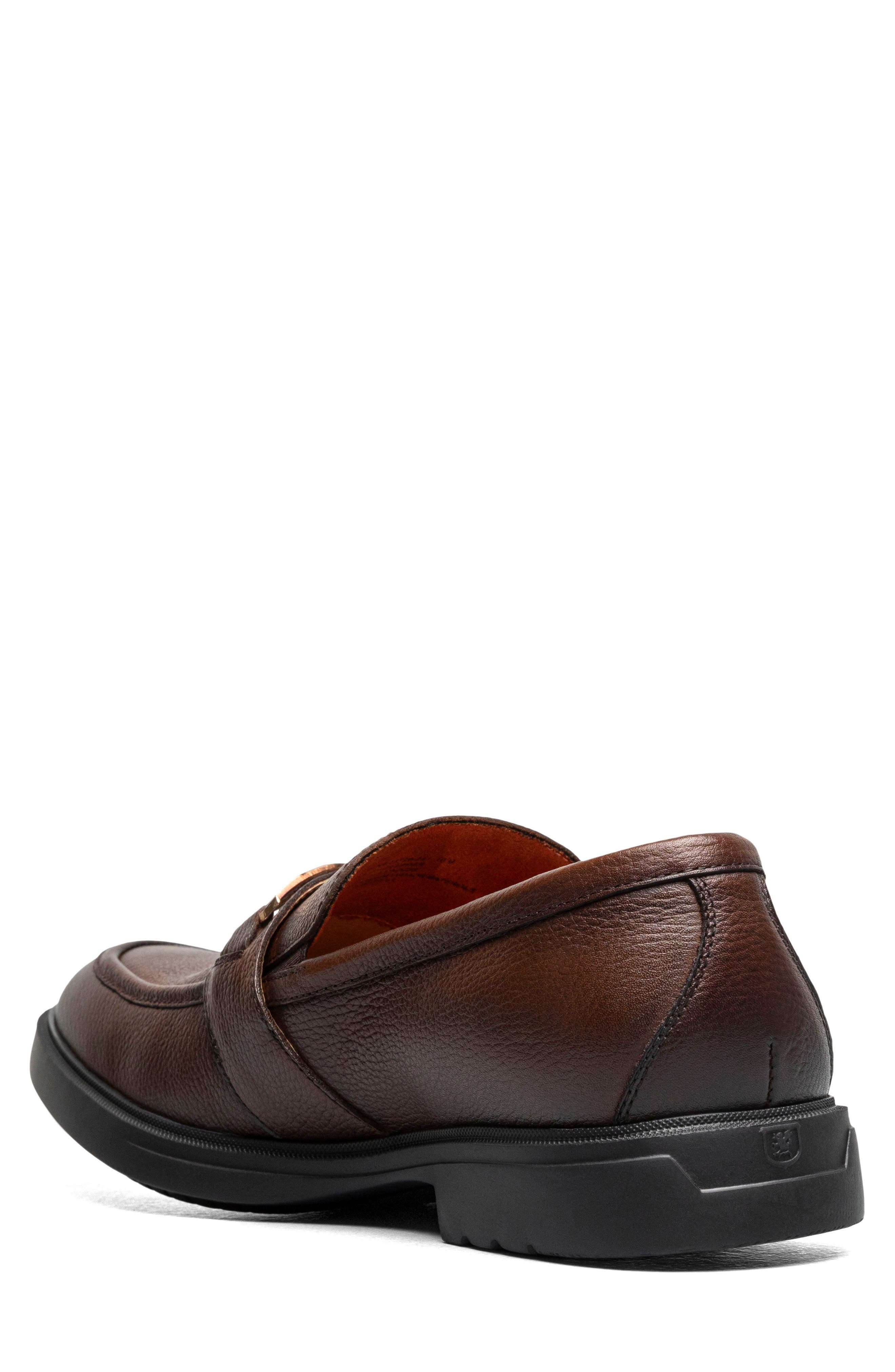 Todridge Apron Toe Bit Loafer, Alternate, color, BROWN TUMBLE