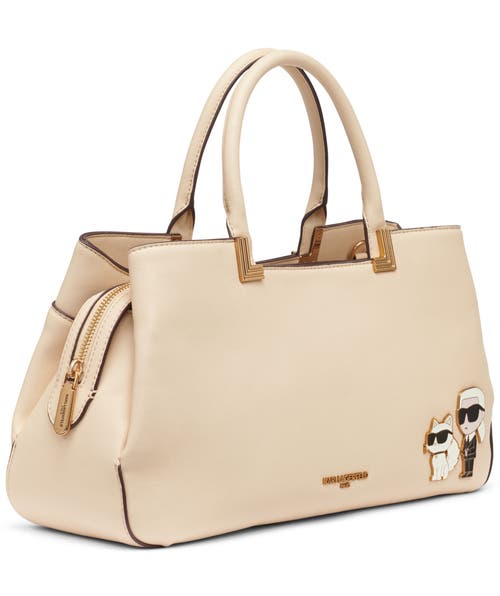 Karl Lagerfeld Paris Meribel Satchel In Brown