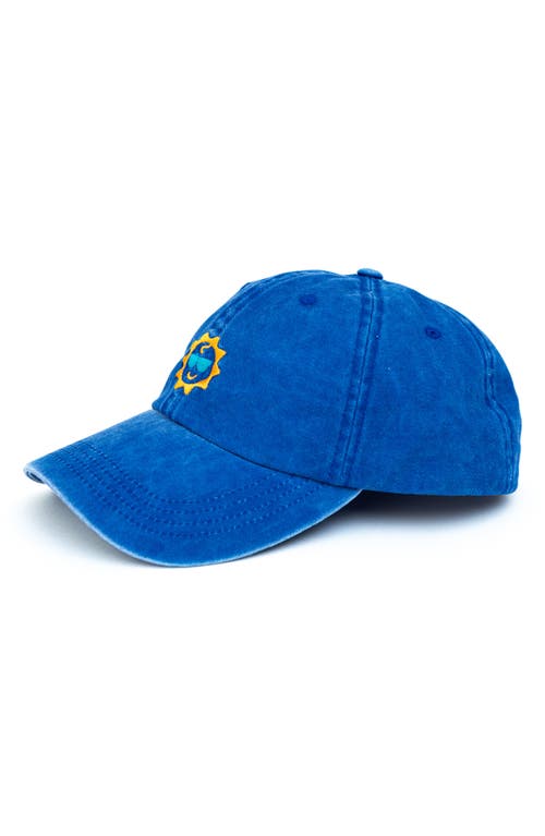 Babiators Kids' Logo Cotton Baseball Cap In Blue Kids